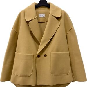 Korean Boutique Oversized Butter Yellow Jacket